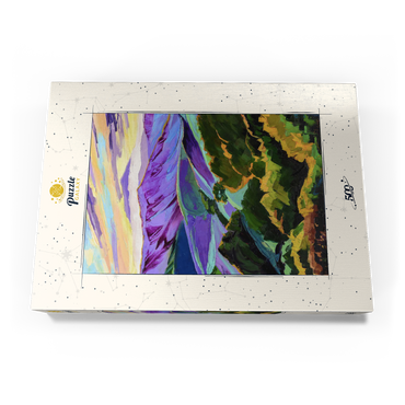 Darstellung des Puzzle Motivs Vivid Hills and Vibrant Valleys 500 Puzzle Schachtel Ansicht3
