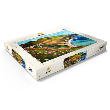 Darstellung des Puzzle Motivs Big Sur Coastal View with Bridge 200 Puzzle Schachtel Ansicht1