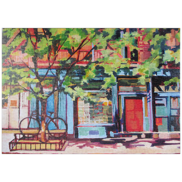 Darstellung des Puzzle Motivs puzzleplate Charming Urban Street Scene 1000 Puzzle