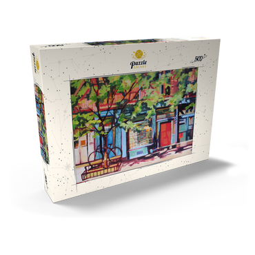 Darstellung des Puzzle Motivs Charming Urban Street Scene 500 Puzzle Schachtel Ansicht2