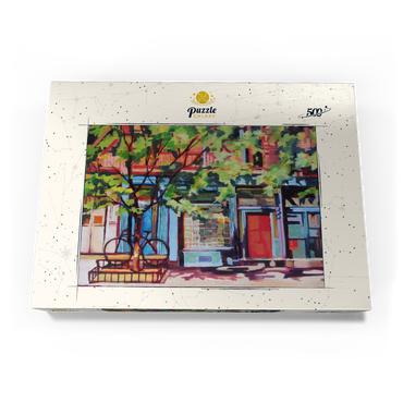 Darstellung des Puzzle Motivs Charming Urban Street Scene 500 Puzzle Schachtel Ansicht3