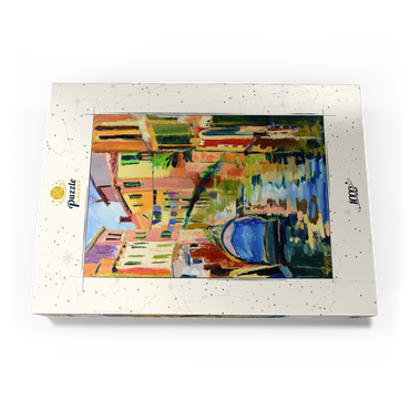 Darstellung des Puzzle Motivs Venetian Canal with Colorful Reflections 1000 Puzzle Schachtel Ansicht3
