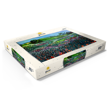 Darstellung des Puzzle Motivs Vibrant Wildflower Meadow 100 Puzzle Schachtel Ansicht1