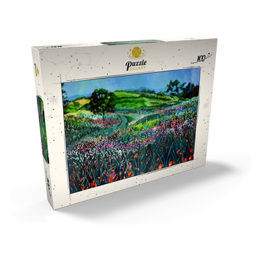 Darstellung des Puzzle Motivs Vibrant Wildflower Meadow 100 Puzzle Schachtel Ansicht2