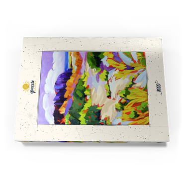 Darstellung des Puzzle Motivs Bold Coastal Landscape 1000 Puzzle Schachtel Ansicht3