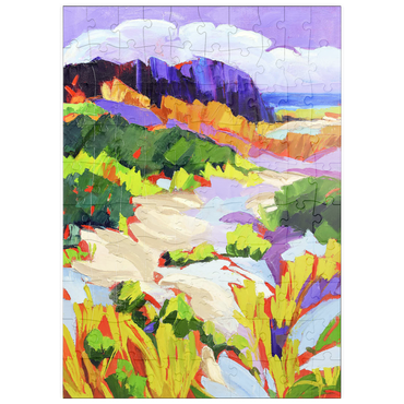 Darstellung des Puzzle Motivs puzzleplate Bold Coastal Landscape 100 Puzzle