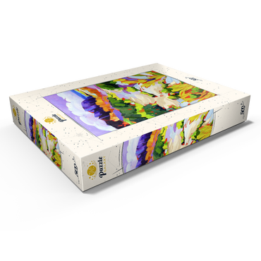 Darstellung des Puzzle Motivs Bold Coastal Landscape 500 Puzzle Schachtel Ansicht1