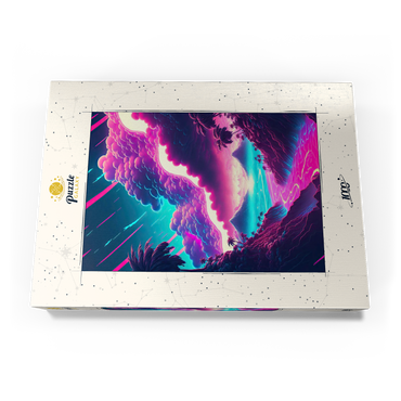 Darstellung des Puzzle Motivs Dreamlike Tropical Valley at Sunrise 1000 Puzzle Schachtel Ansicht3