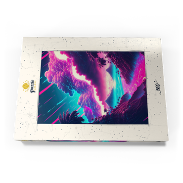 Darstellung des Puzzle Motivs Dreamlike Tropical Valley at Sunrise 500 Puzzle Schachtel Ansicht3