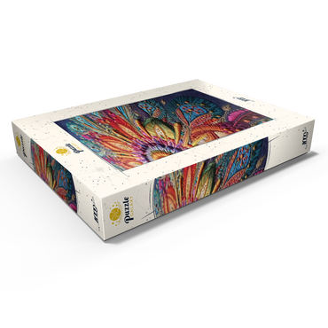 Darstellung des Puzzle Motivs Intricate Embroidery 1000 Puzzle Schachtel Ansicht1