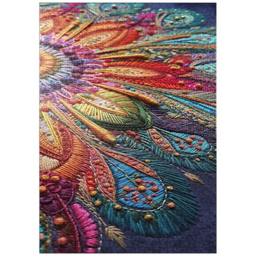 Darstellung des Puzzle Motivs puzzleplate Intricate Embroidery 1000 Puzzle
