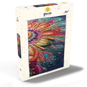 Darstellung des Puzzle Motivs Intricate Embroidery 200 Puzzle Schachtel Ansicht2