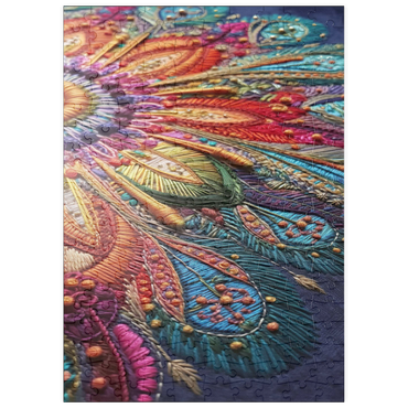 Darstellung des Puzzle Motivs puzzleplate Intricate Embroidery 200 Puzzle