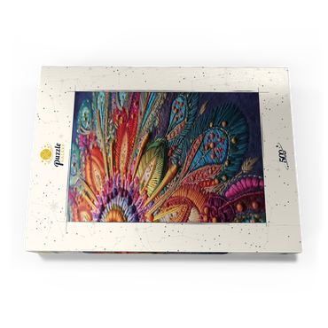 Darstellung des Puzzle Motivs Intricate Embroidery 500 Puzzle Schachtel Ansicht3
