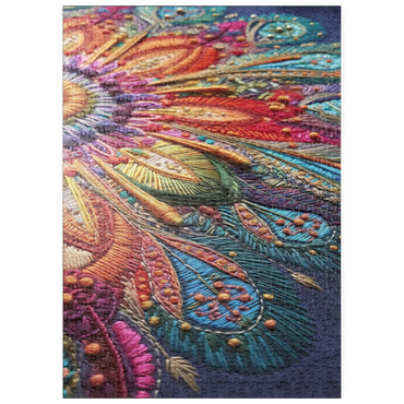 Darstellung des Puzzle Motivs puzzleplate Intricate Embroidery 500 Puzzle