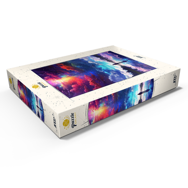 Darstellung des Puzzle Motivs Cosmic Reflection 1000 Puzzle Schachtel Ansicht1