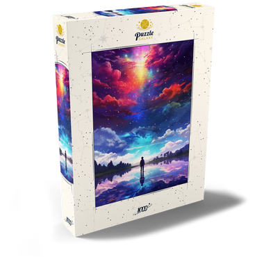 Darstellung des Puzzle Motivs Cosmic Reflection 1000 Puzzle Schachtel Ansicht2