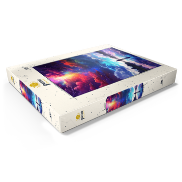 Darstellung des Puzzle Motivs Cosmic Reflection 100 Puzzle Schachtel Ansicht1