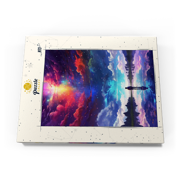 Darstellung des Puzzle Motivs Cosmic Reflection 100 Puzzle Schachtel Ansicht3