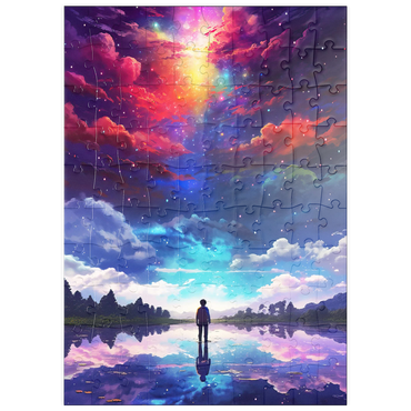Darstellung des Puzzle Motivs puzzleplate Cosmic Reflection 100 Puzzle