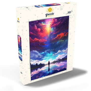 Darstellung des Puzzle Motivs Cosmic Reflection 200 Puzzle Schachtel Ansicht2