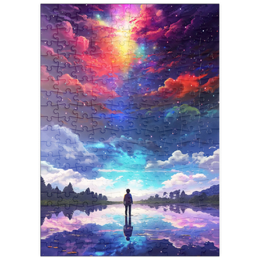 Darstellung des Puzzle Motivs puzzleplate Cosmic Reflection 200 Puzzle