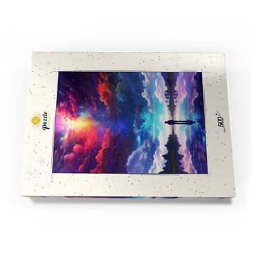 Darstellung des Puzzle Motivs Cosmic Reflection 500 Puzzle Schachtel Ansicht3