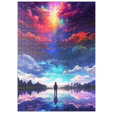 Darstellung des Puzzle Motivs puzzleplate Cosmic Reflection 500 Puzzle
