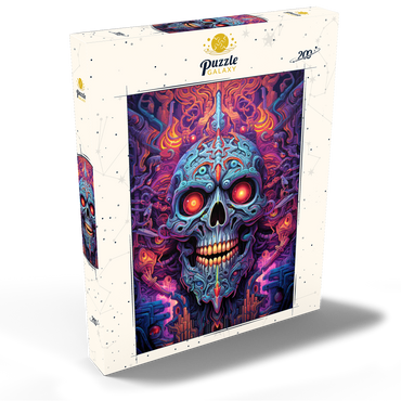 Darstellung des Puzzle Motivs Cybernetic Skull 200 Puzzle Schachtel Ansicht2