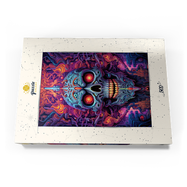 Darstellung des Puzzle Motivs Cybernetic Skull 500 Puzzle Schachtel Ansicht3