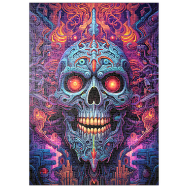 Darstellung des Puzzle Motivs puzzleplate Cybernetic Skull 500 Puzzle