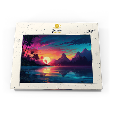 Darstellung des Puzzle Motivs Tropical Sunset Reflection 200 Puzzle Schachtel Ansicht3