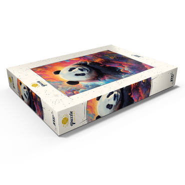 Darstellung des Puzzle Motivs Celestial Panda 1000 Puzzle Schachtel Ansicht1