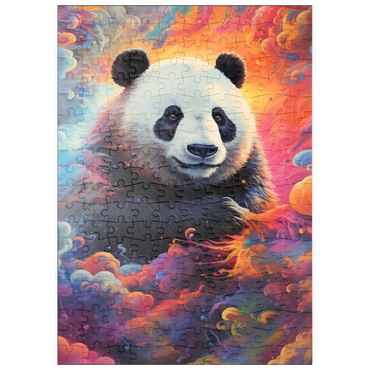 Darstellung des Puzzle Motivs puzzleplate Celestial Panda 200 Puzzle