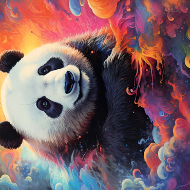 Darstellung des Puzzle Motivs Celestial Panda 200 Puzzle 3D Modell