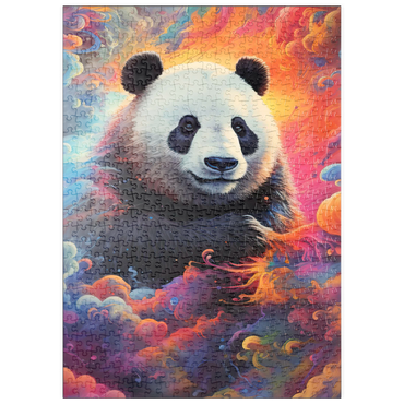 Darstellung des Puzzle Motivs puzzleplate Celestial Panda 500 Puzzle