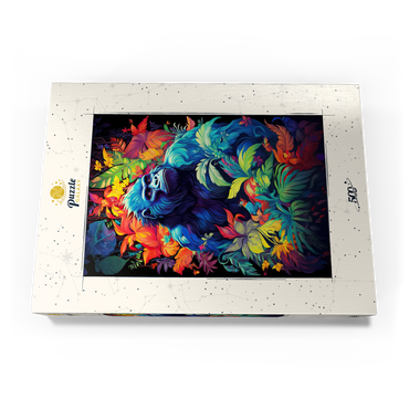 Darstellung des Puzzle Motivs Majestic Gorilla 500 Puzzle Schachtel Ansicht3