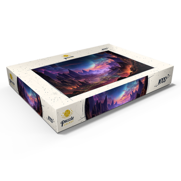 Darstellung des Puzzle Motivs Alien Landscape 1000 Puzzle Schachtel Ansicht1