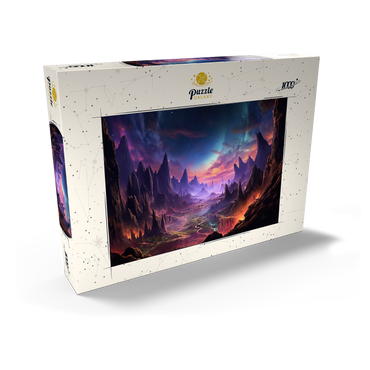 Darstellung des Puzzle Motivs Alien Landscape 1000 Puzzle Schachtel Ansicht2