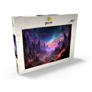 Darstellung des Puzzle Motivs Alien Landscape 200 Puzzle Schachtel Ansicht2