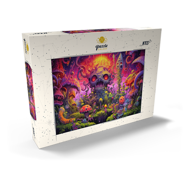 Darstellung des Puzzle Motivs Surreal Fantasy Mushroom World 1000 Puzzle Schachtel Ansicht2
