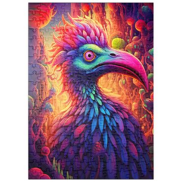 Darstellung des Puzzle Motivs puzzleplate Exotic Bird in a Fantasy World 200 Puzzle