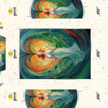 Darstellung des Puzzle Motivs Ethereal Goddess of Love and Nature in Spiritual Art 1000 Puzzle Schachtel 3D Modell