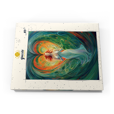 Darstellung des Puzzle Motivs Ethereal Goddess of Love and Nature in Spiritual Art 100 Puzzle Schachtel Ansicht3