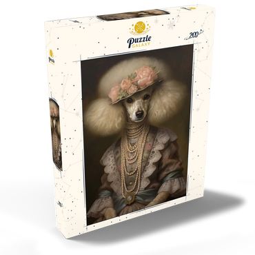 Darstellung des Puzzle Motivs Regal Victorian Poodle 200 Puzzle Schachtel Ansicht2