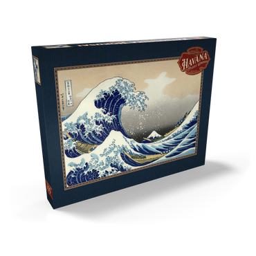 Darstellung des Puzzle Motivs The Great Wave off Kanagawa, Katsushika Hokusai - Iconic Japanese Art 100 Puzzle Schachtel Ansicht2
