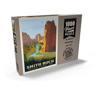 Darstellung des Puzzle Motivs Smith Rock State Park, Oregon 1000 Puzzle Schachtel Ansicht2