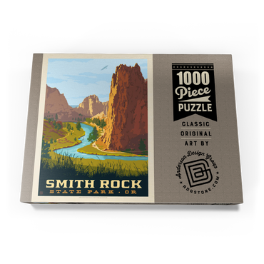 Darstellung des Puzzle Motivs Smith Rock State Park, Oregon 1000 Puzzle Schachtel Ansicht3