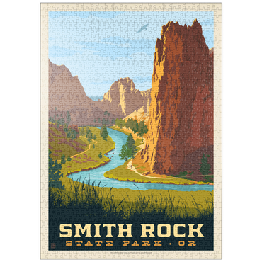 Darstellung des Puzzle Motivs puzzleplate Smith Rock State Park, Oregon 1000 Puzzle