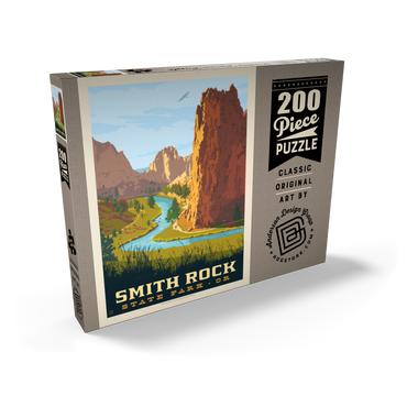 Darstellung des Puzzle Motivs Smith Rock State Park, Oregon 200 Puzzle Schachtel Ansicht2